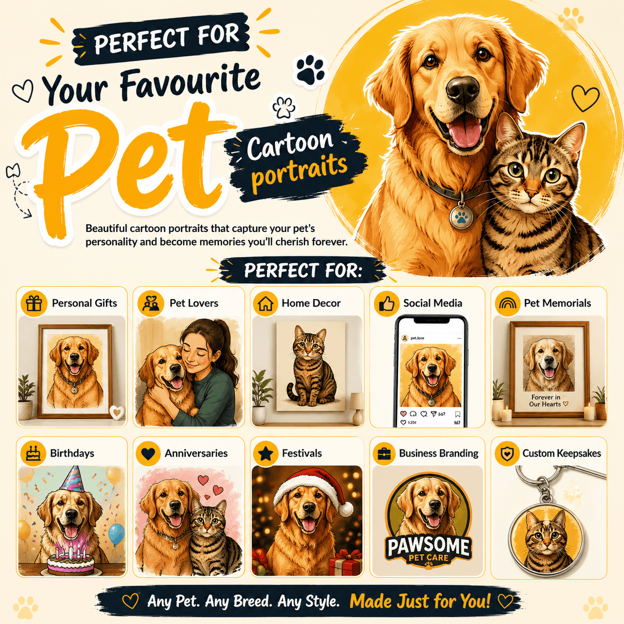 Starter Cartoon Portrait (50% Off) - Image 3
