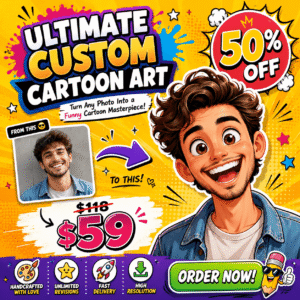 Ultimate Custom Cartoon Art Package - ToonCanvas
