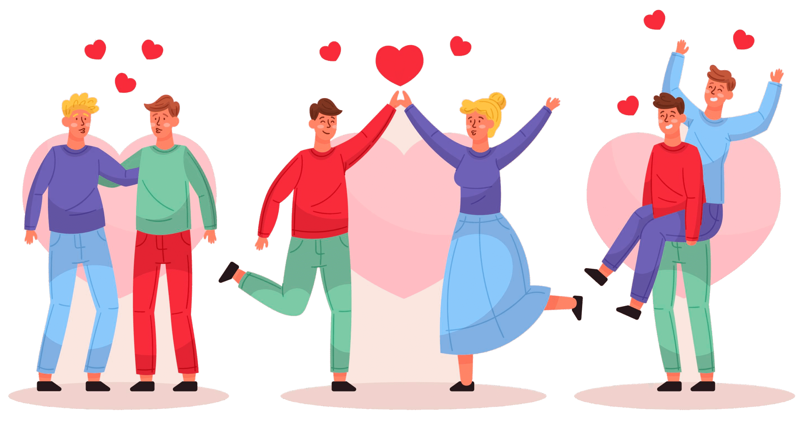 Happy Cartoon illustration